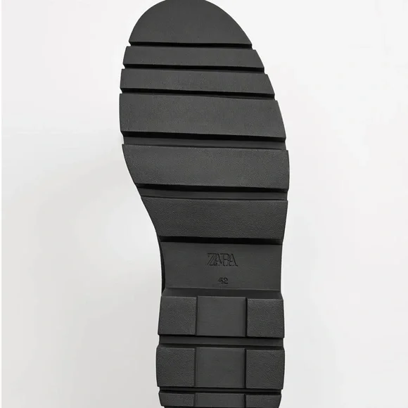 ZARA SPLIT LEATHER ANKLE BOOTS - Picture 6 of 6